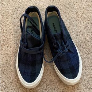 Seavees blue plaid maslon desert shoe women’s 6